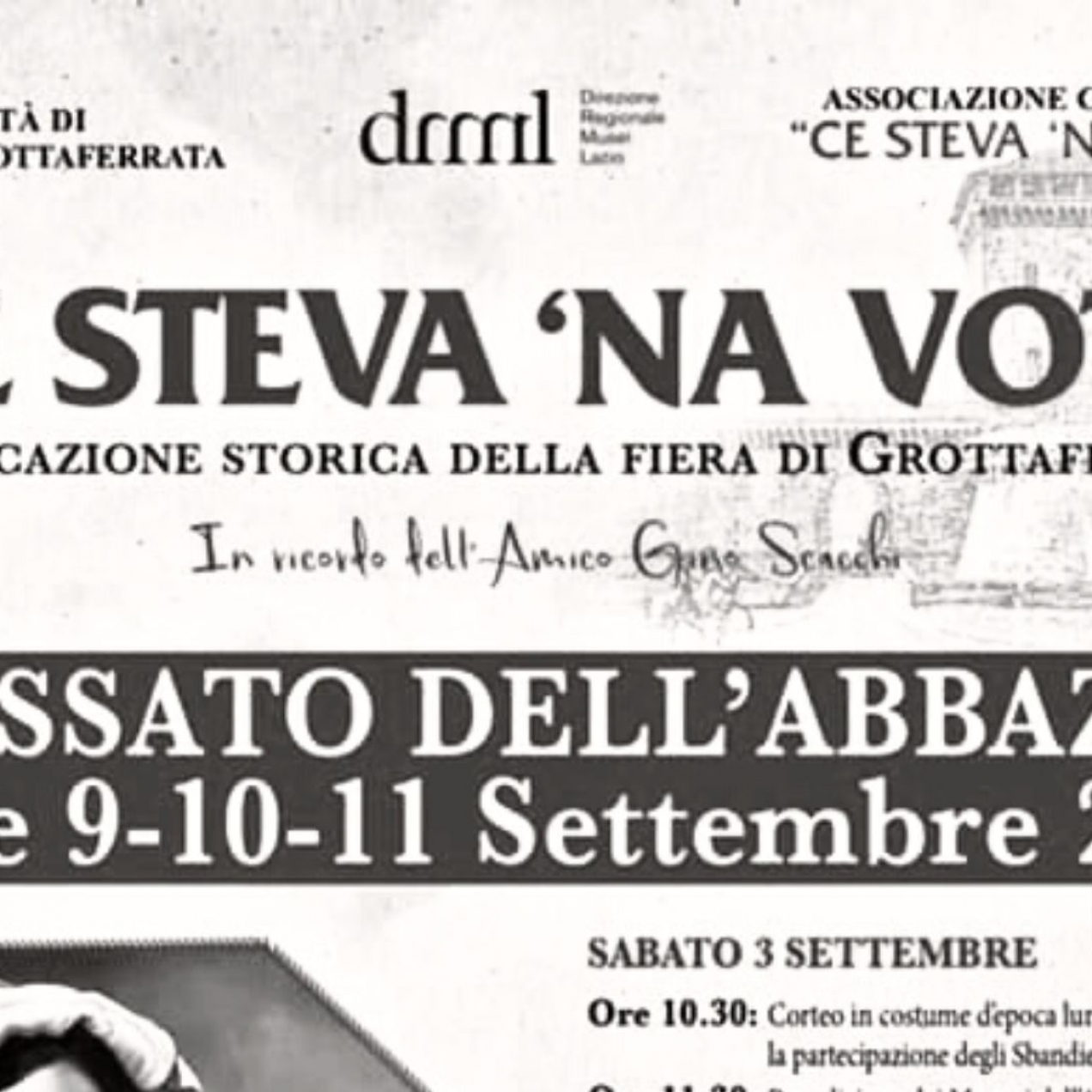 Grottaferrata, tutto pronto per “Ce steva ‘na vota”